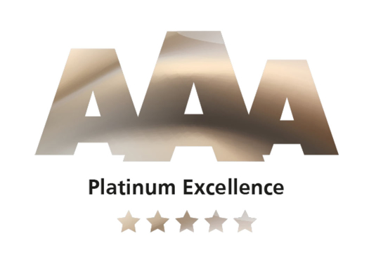 Ocena AAA Platinum excellence 2023

