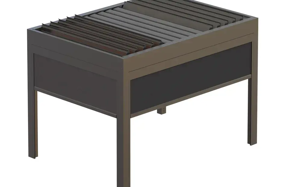 Pergola bioklimatyczna zatrzyma piekące słońce, deszcz i śnieg